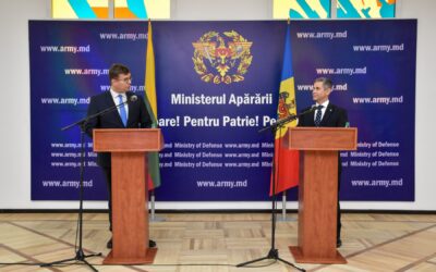 Miniștrii apărării ai Republicii Moldova și Republicii Lituania au susținut declarații de presă (video)