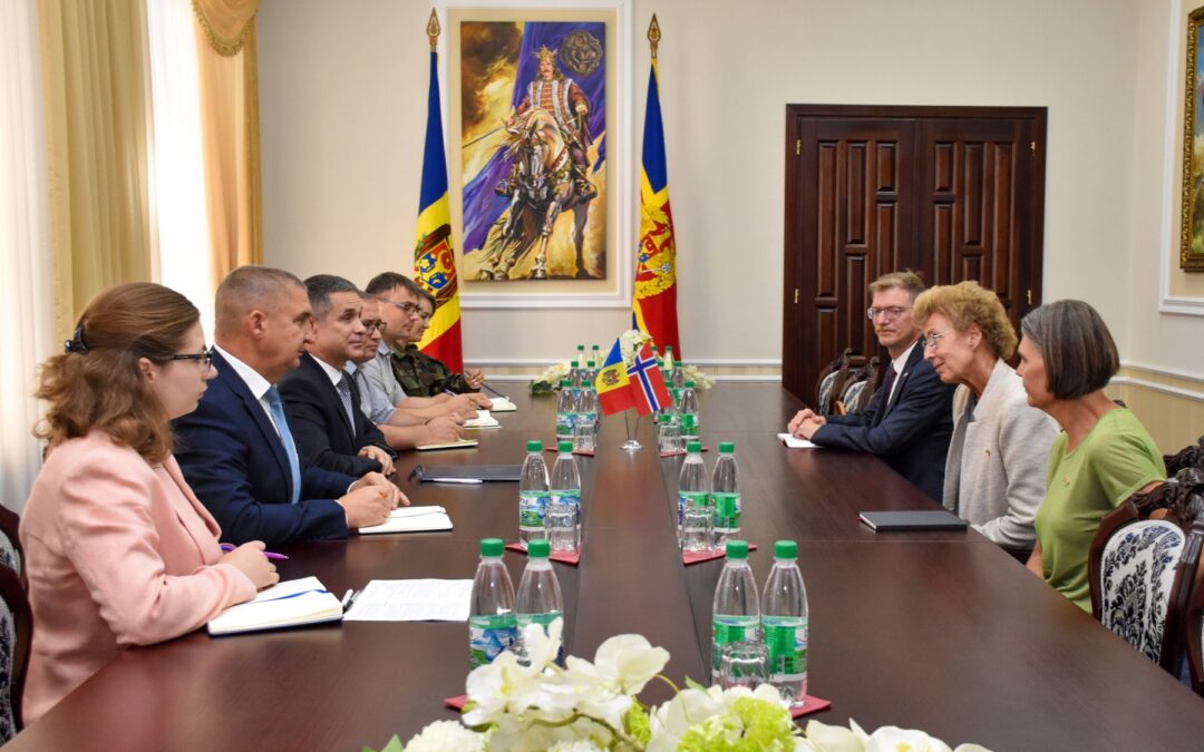 Întrevederi oficiale, la Ministerul Apărării